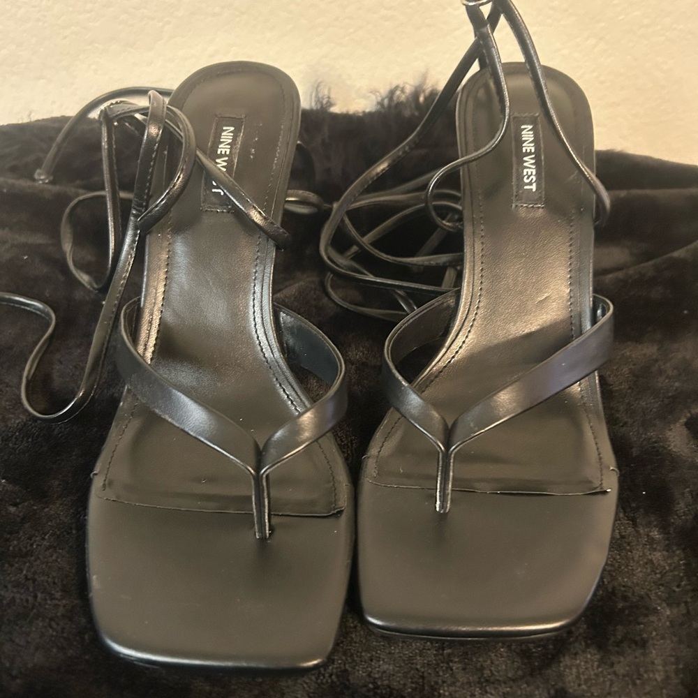 Nine West Elegant Black Sandals